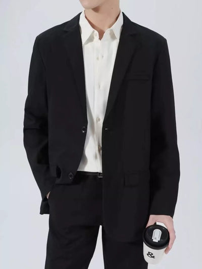 Men's Plus Size Classic Fit Two-Button Blazer