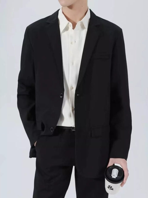 Men's Plus Size Classic Fit Two-Button Blazer