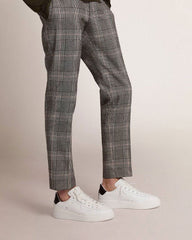 Men's Purestar with leather star and black leather heel tab sneakers