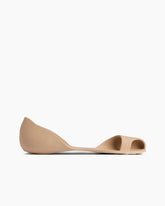 Peep Toe Flat Zero Sandals