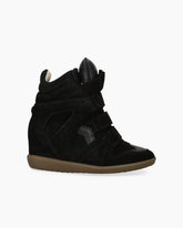 Bekett Suede and Leather High-Top Trainers