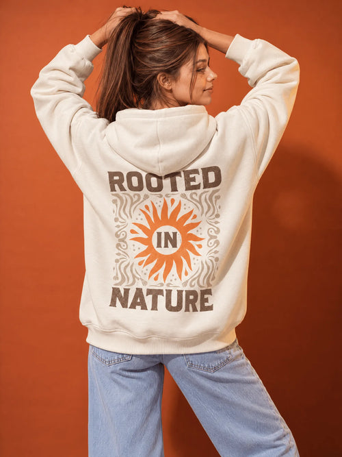 Oversize Fit Hoodie With Loose Shoulders