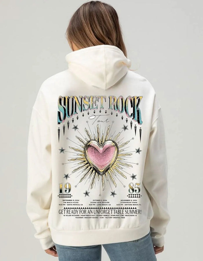 SunSet Rock Oversize Hoodie