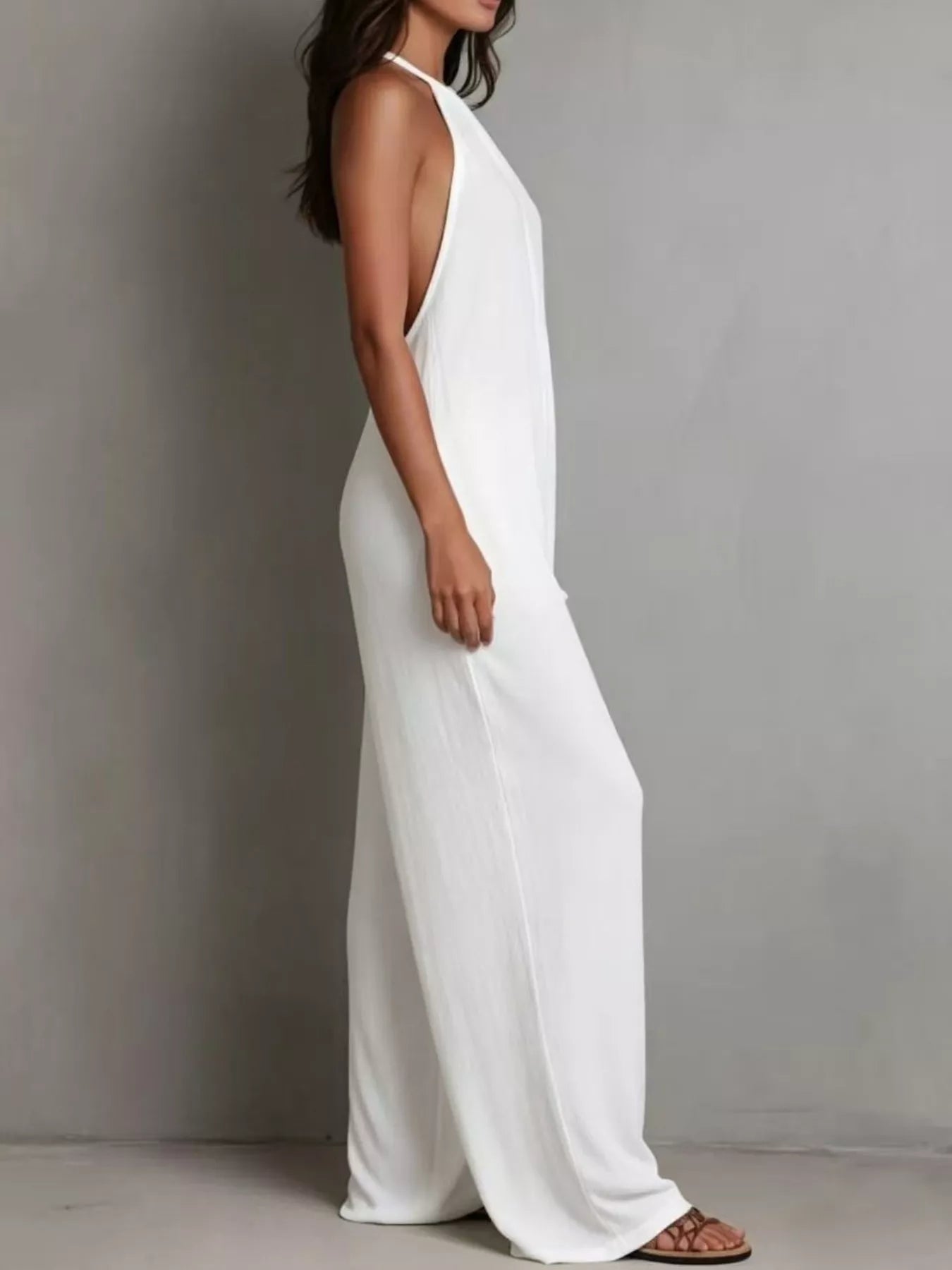Sleeveless Wide Leg Jumpsuit Secondary image