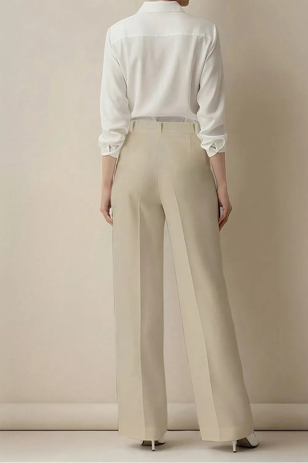 High-Waisted Wide-Leg Pants Secondary image