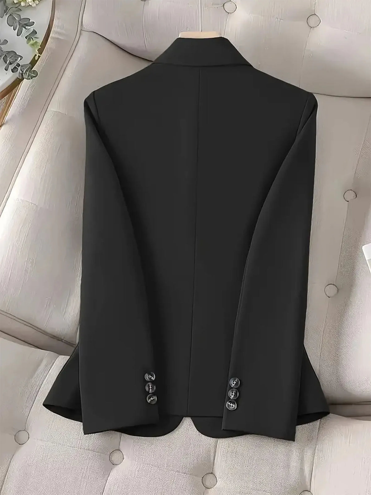 One-Button Blazer with Pockets - photo 6