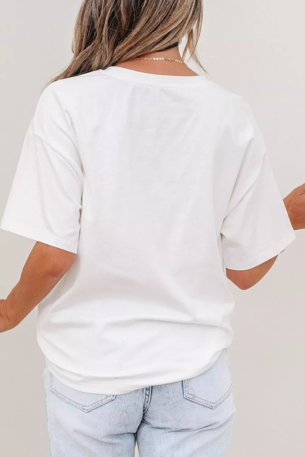 Color Block Chest Pocket Patched Casual Short Sleeve Top Secondary image