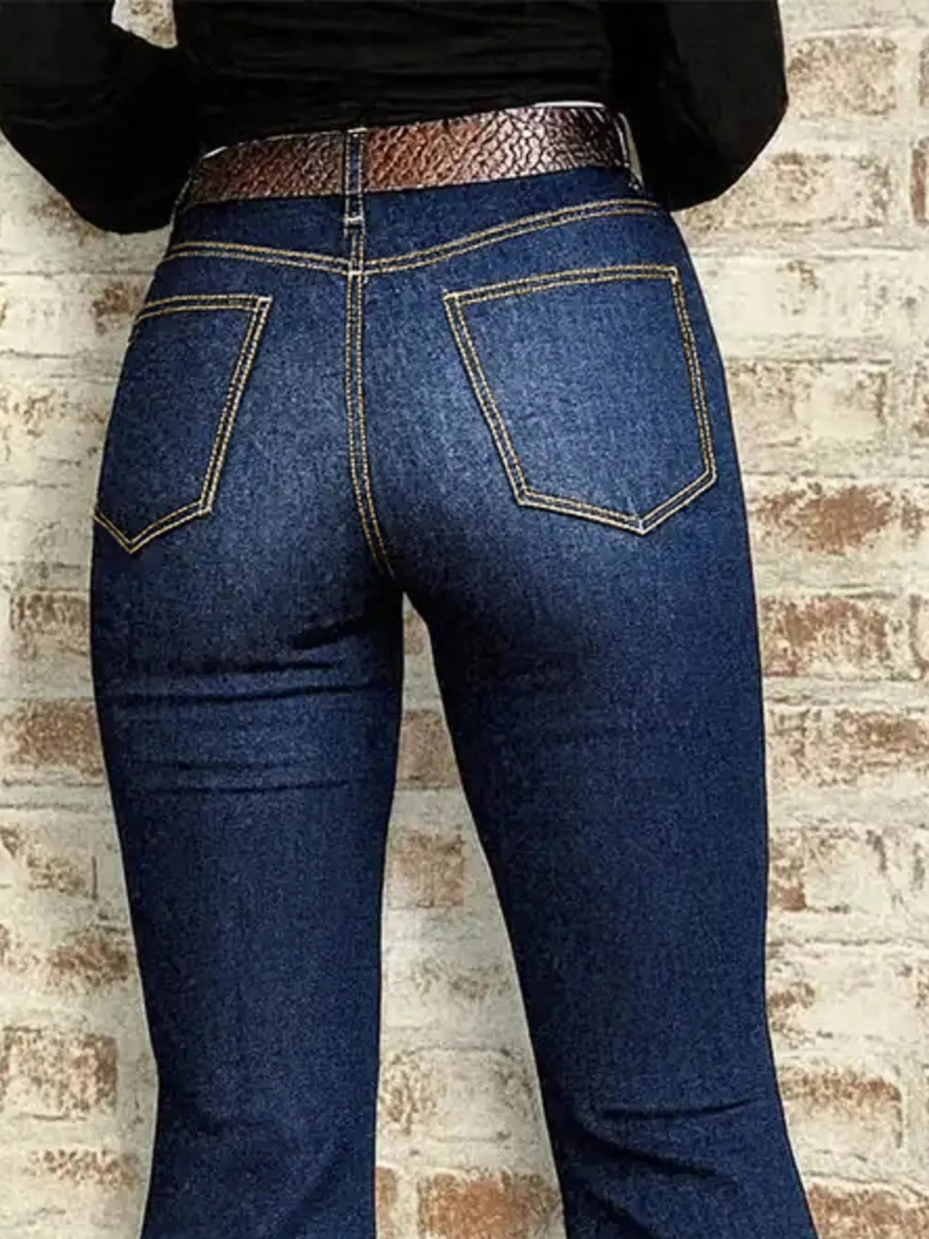 High-Waisted Flare Jeans Secondary image