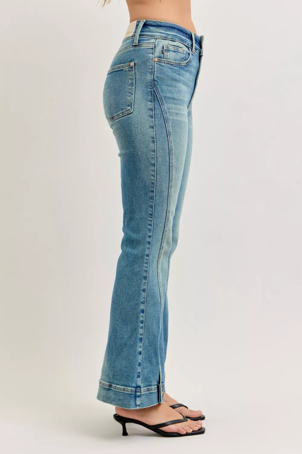 Judy Blue High Waist Vintage Wash Flare Jeans Secondary image