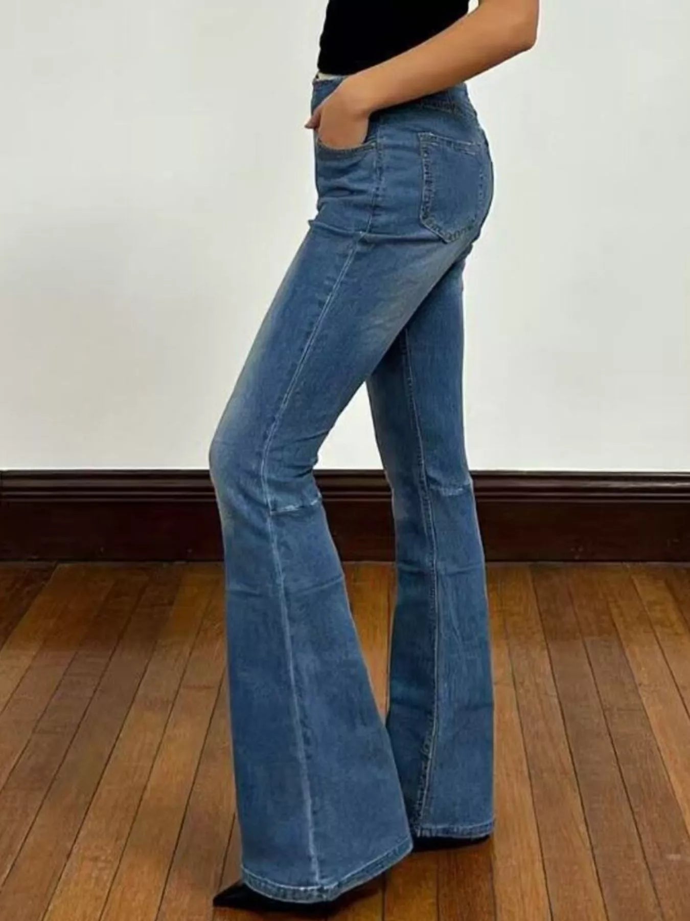 High-Waisted Flare Jeans Secondary image