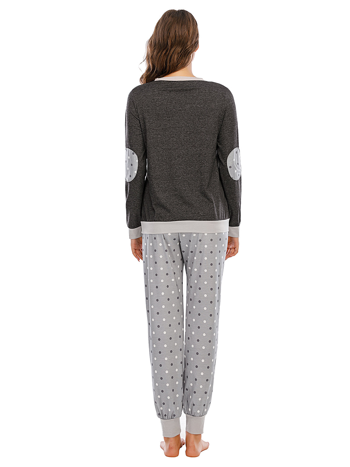 Long Sleeve Top and Polka Dot Pants Set Secondary image