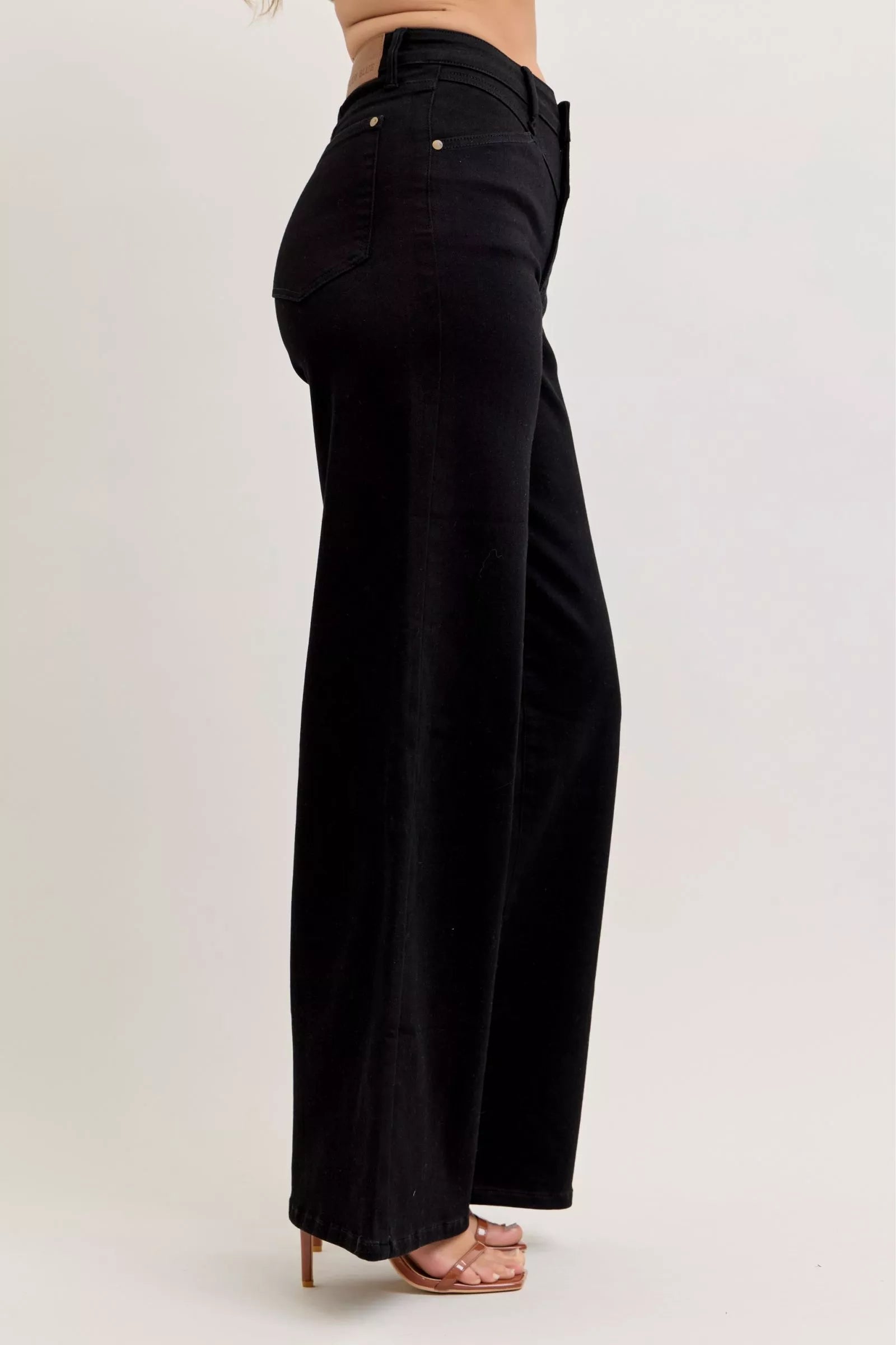 Judy Blue High-Waisted Wide Leg Jeans Secondary image