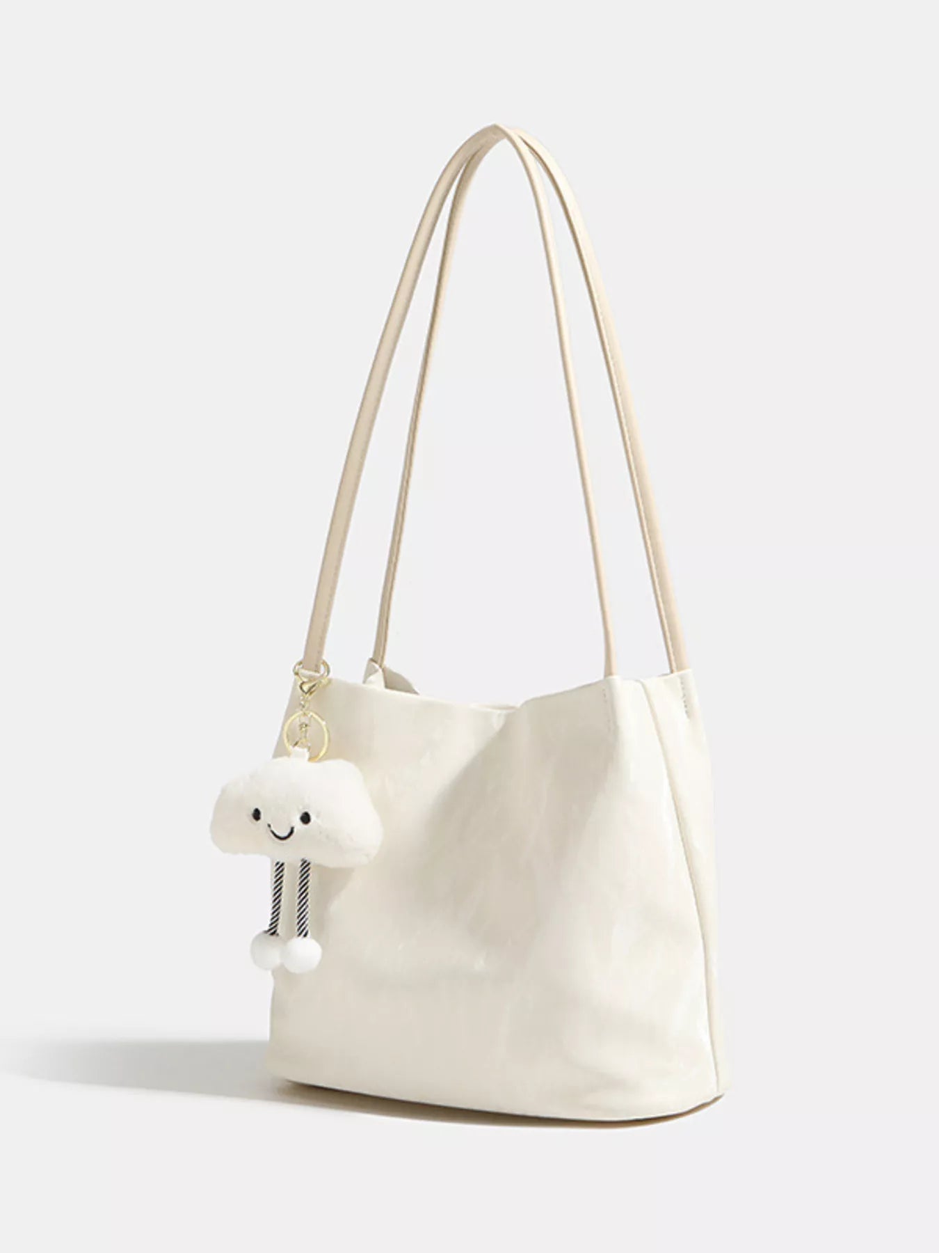 Lightweight Leather Shoulder Bag Secondary image