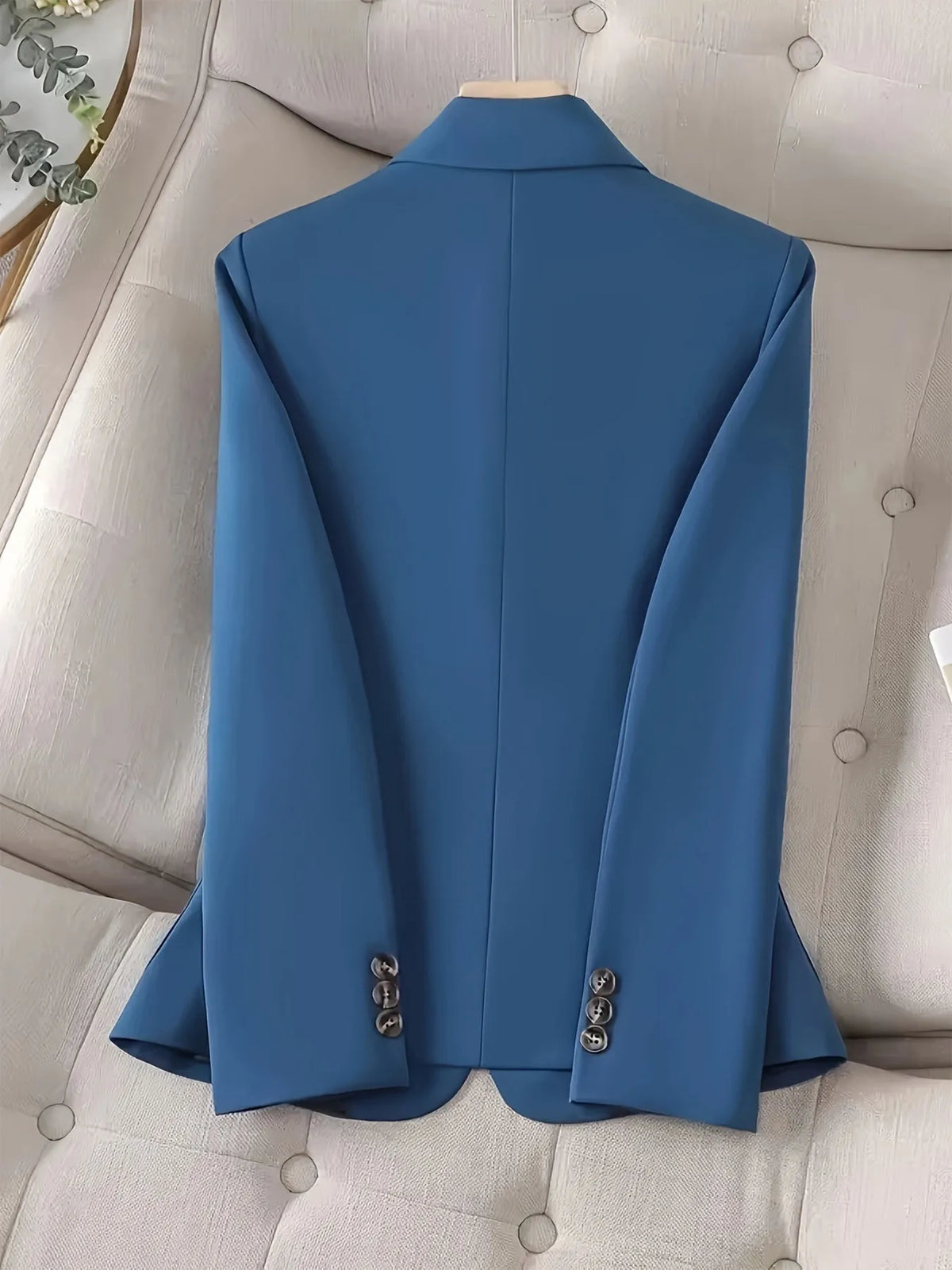 One-Button Blazer with Pockets - photo 4