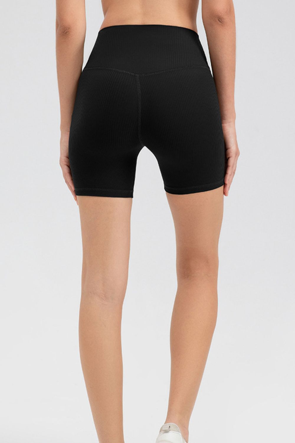 Wide Waistband Slim Fit Sports Shorts Secondary image