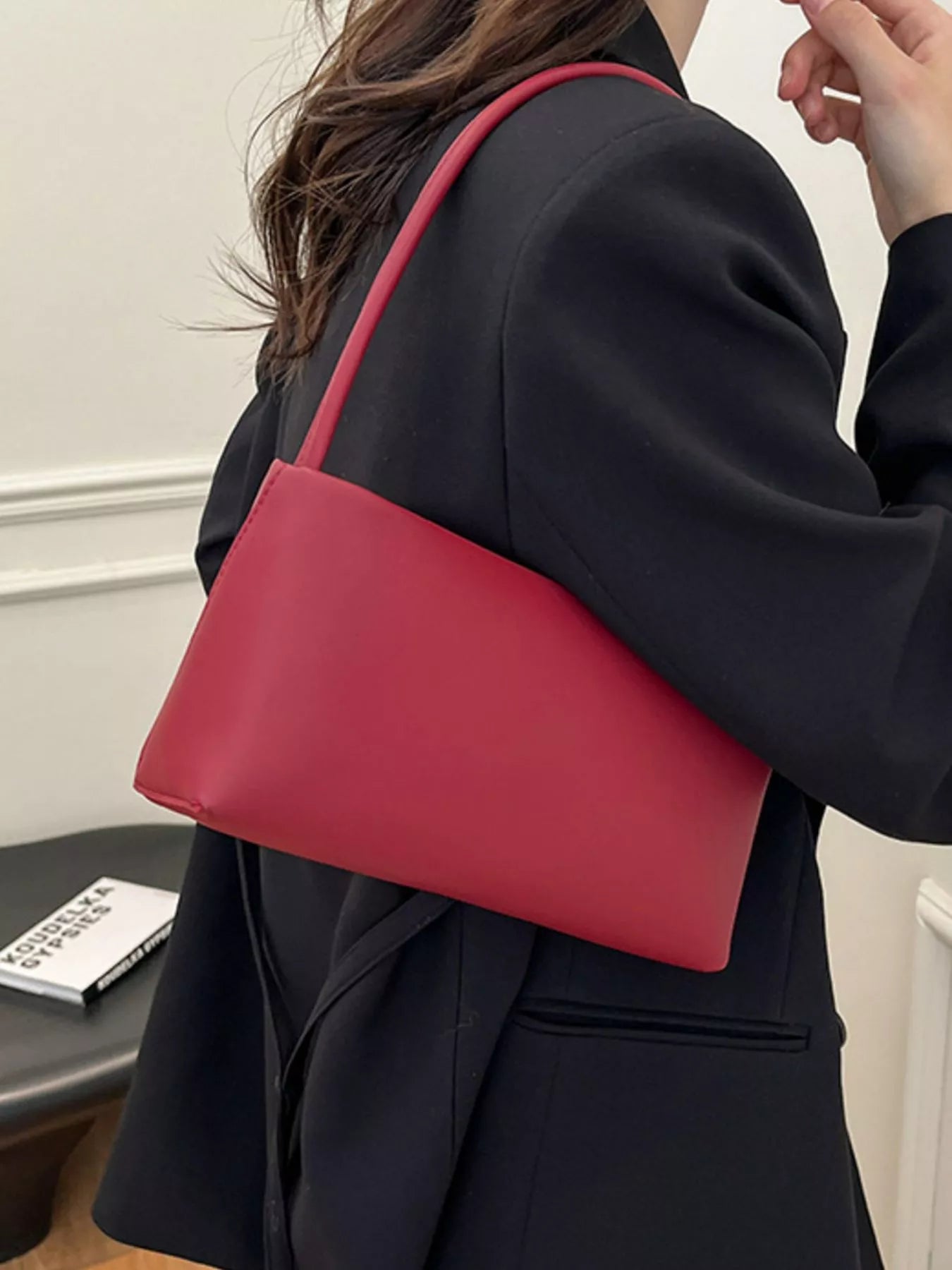 Leather Rectangular Shoulder Bag Secondary image