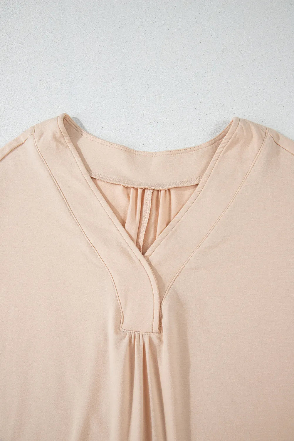 Printed V-Neck Long Sleeve Blouse Secondary image