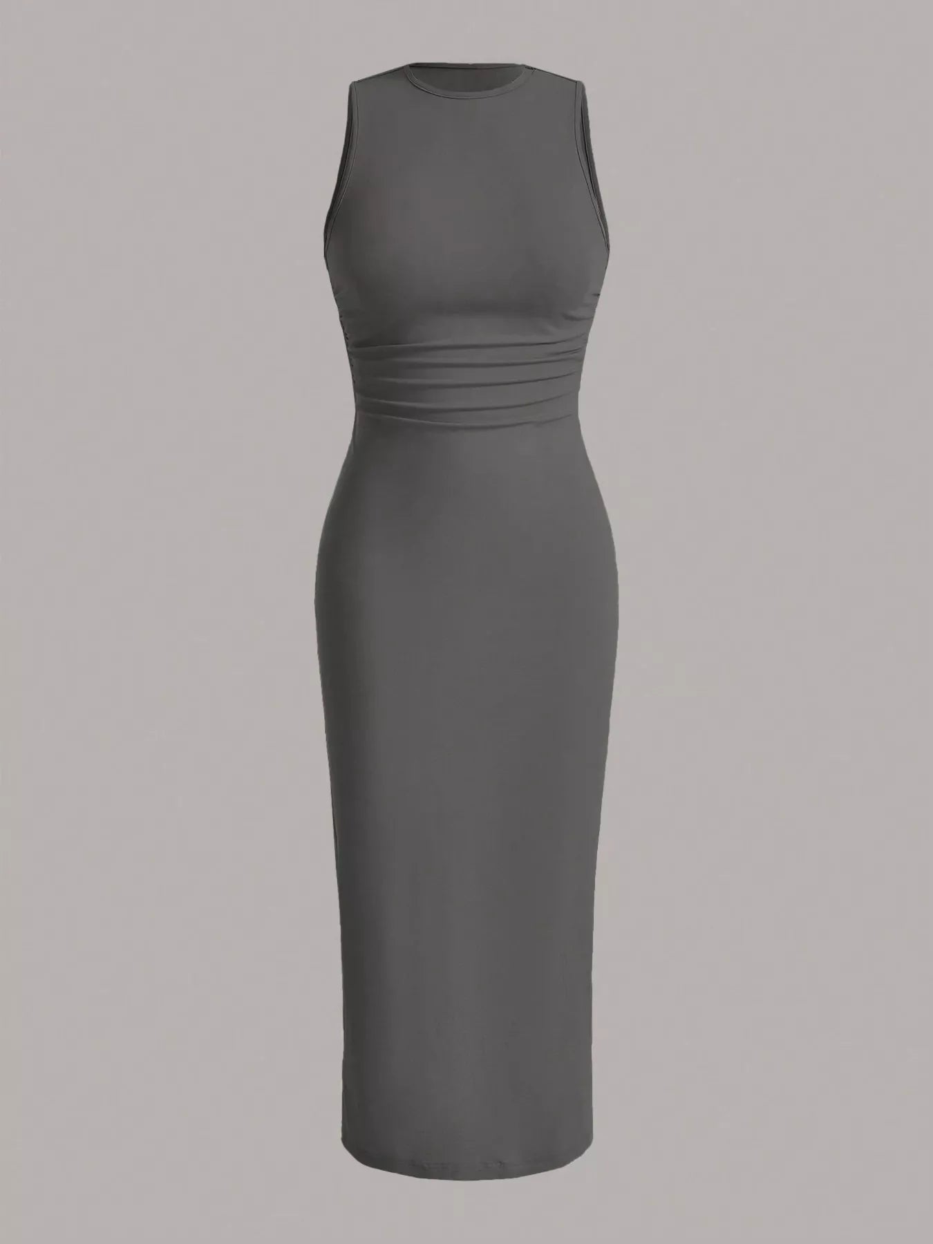 Sleeveless Round Neck Midi Dress Secondary image