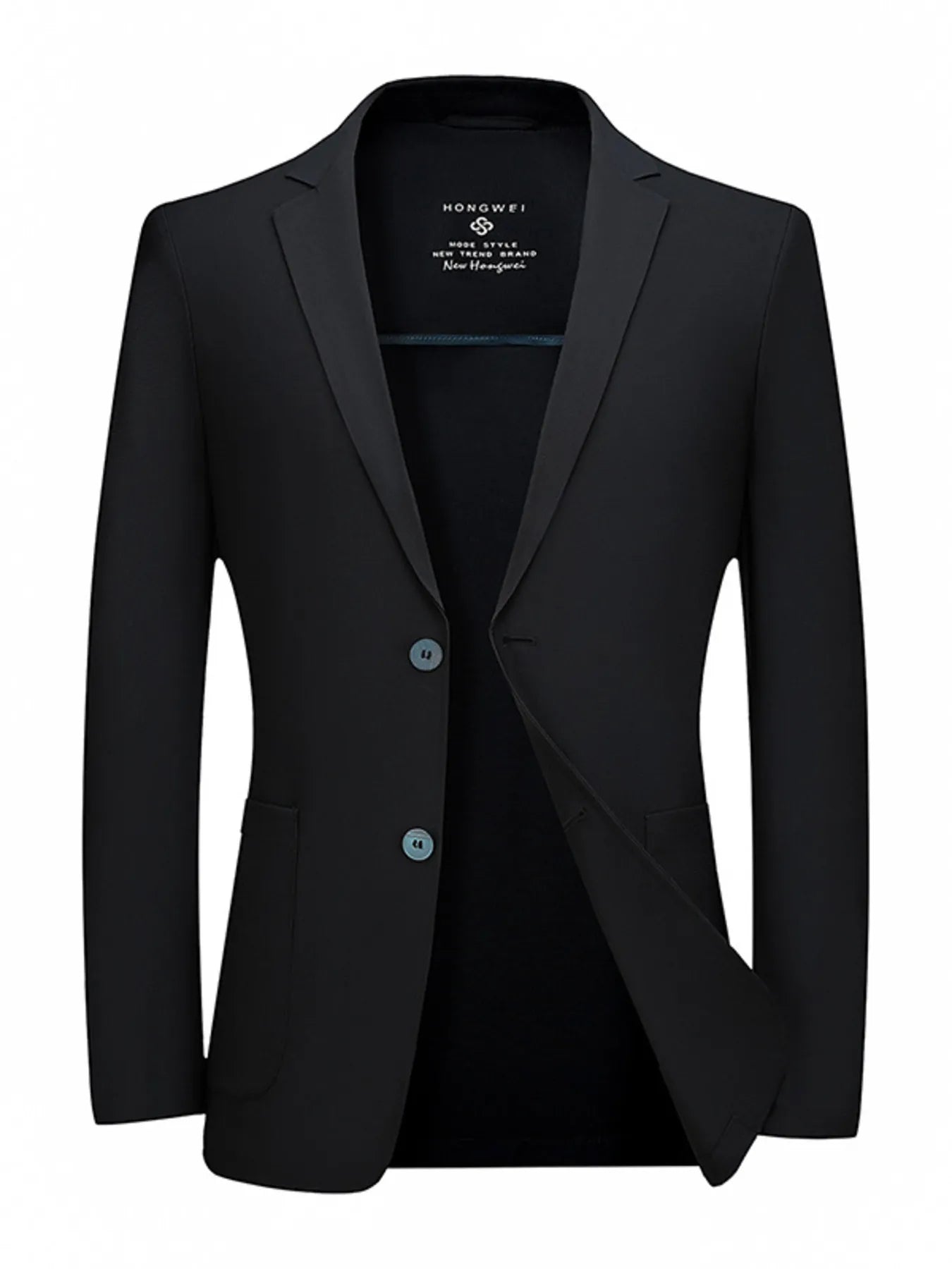 Men's Plus Size Lapel Collar Long Sleeve Blazer Secondary image