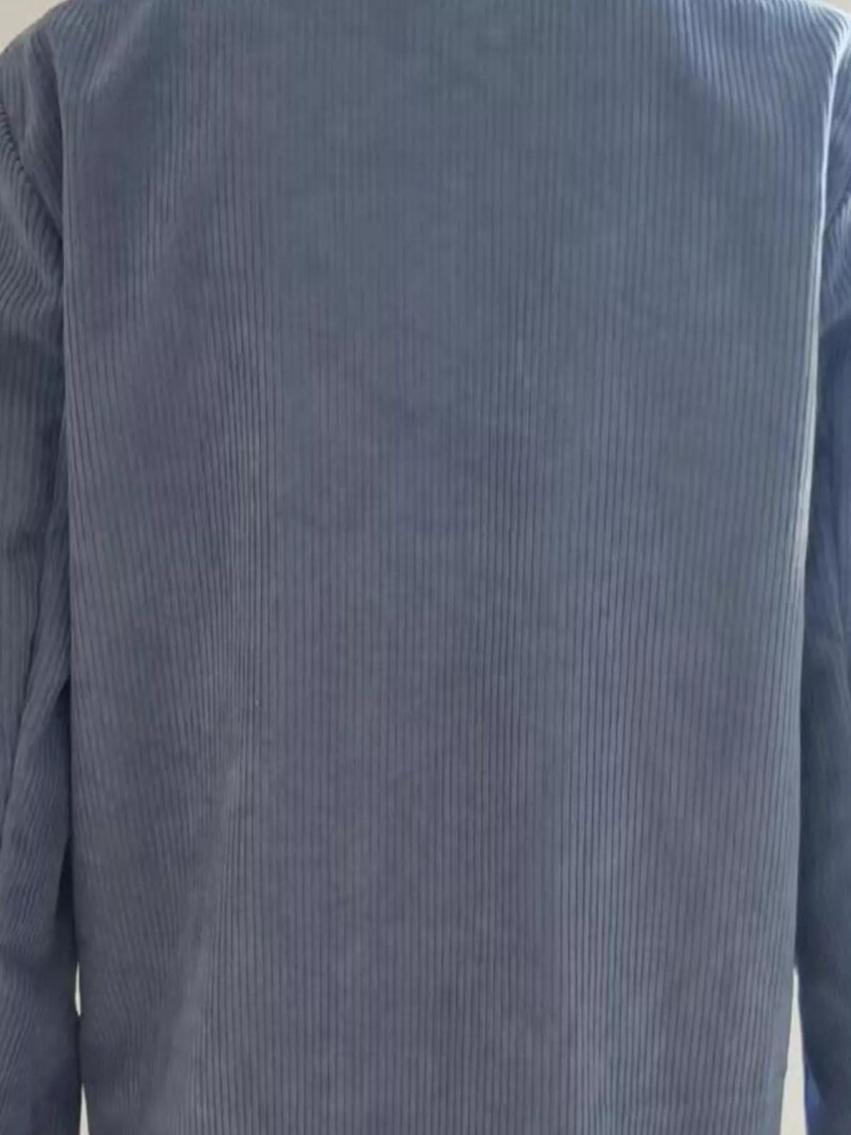 Corduroy Lapel Collar Casual Blazer - photo 3