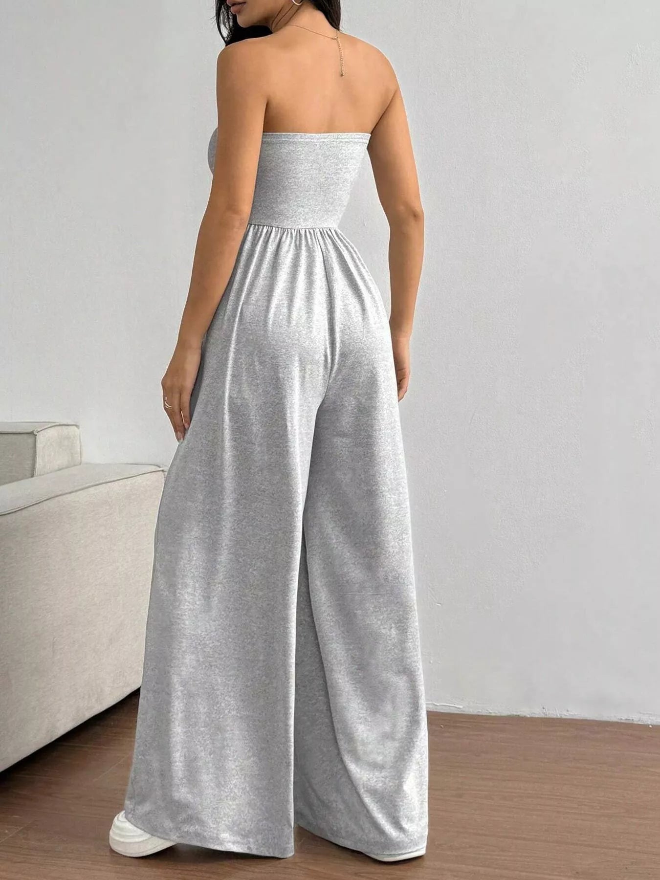 Effortless Chic Tube Top Wide Leg Jumpsuit Secondary image