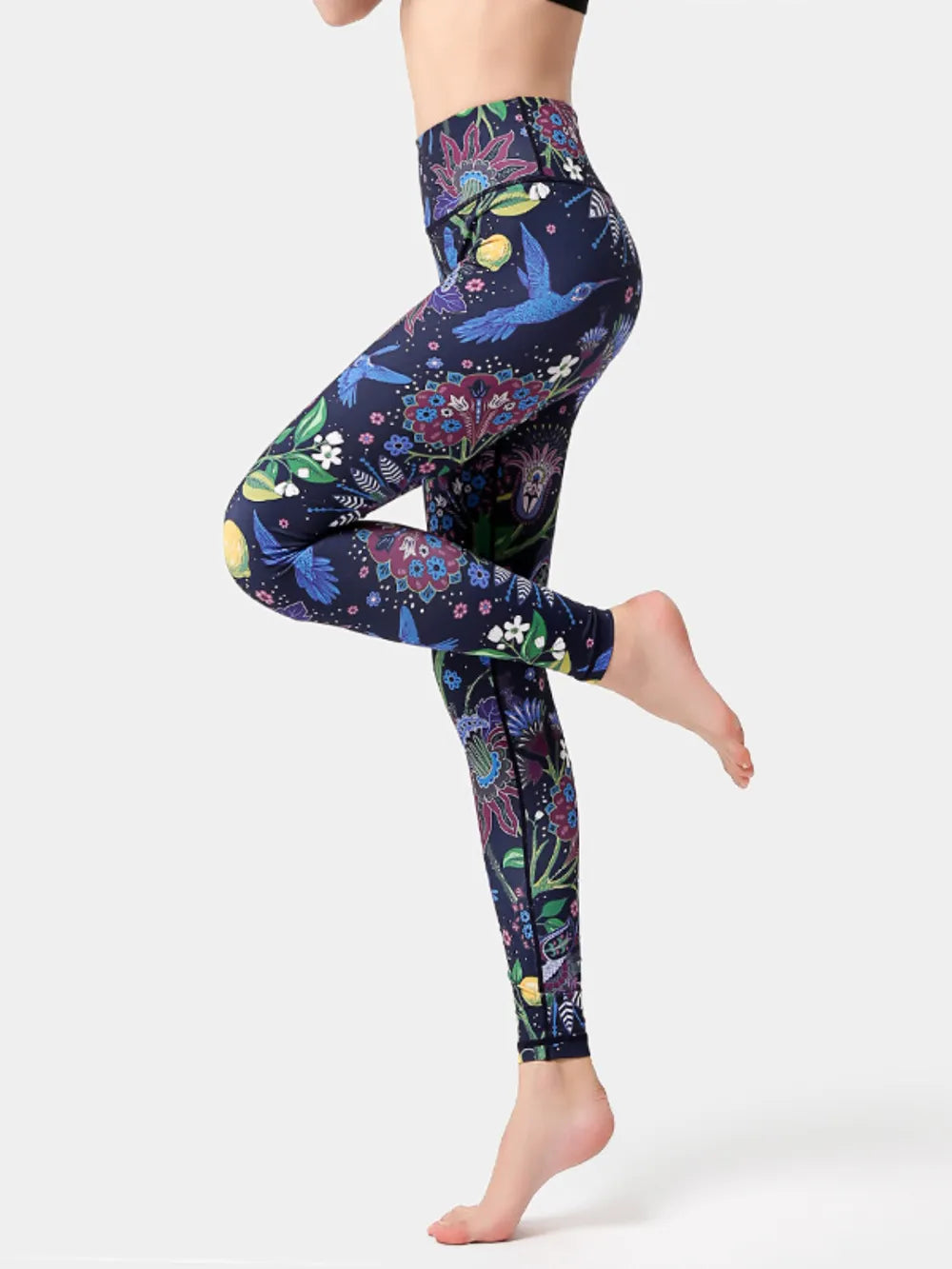 Printed High Waist Active Leggings Secondary image