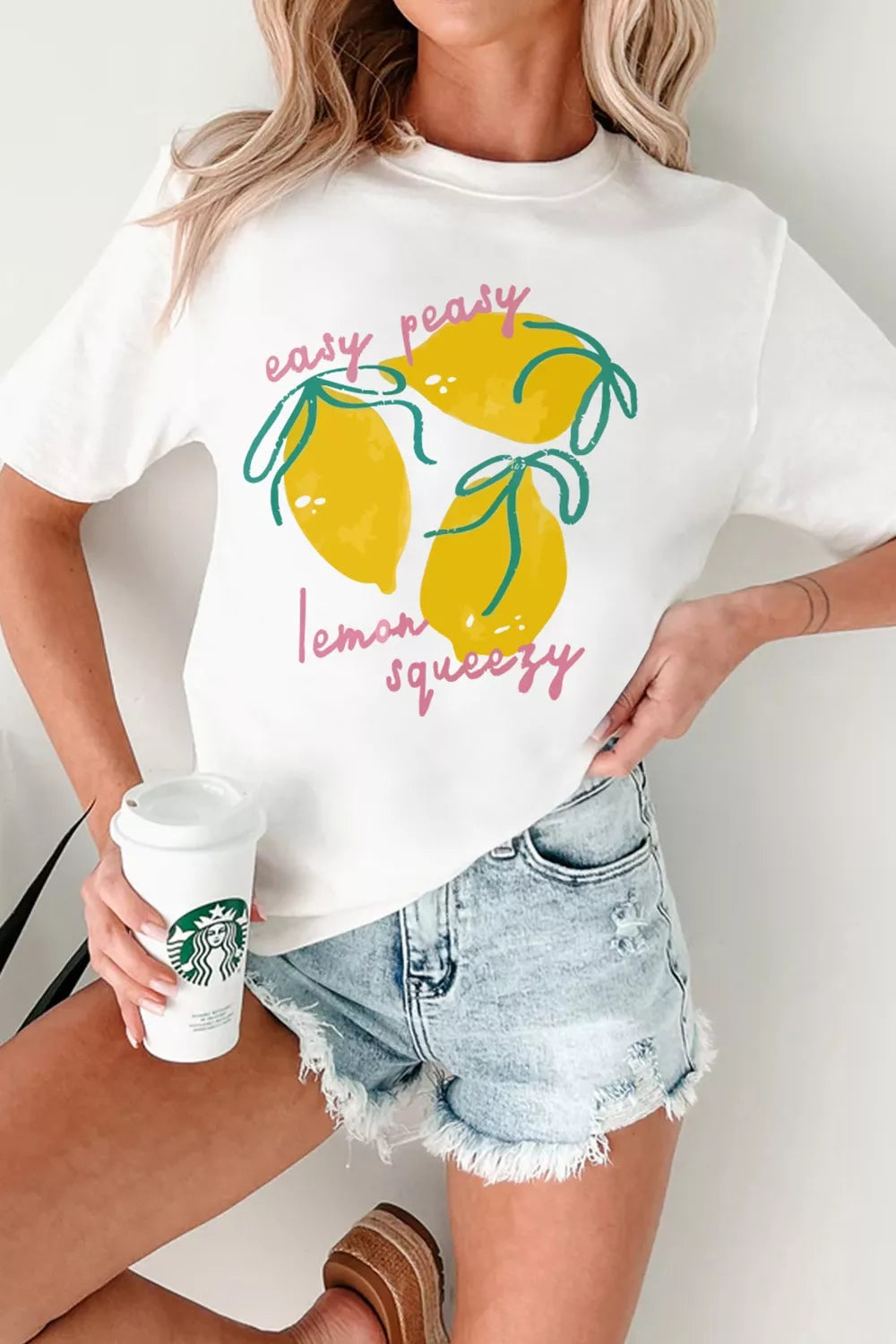 Easy Peasy Lemon Squeezy Graphic Tee Secondary image