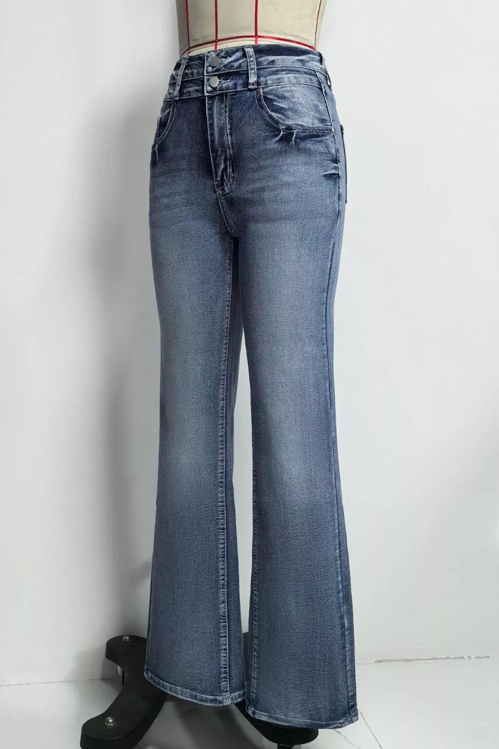High-Waisted Flare Leg Jeans Secondary image