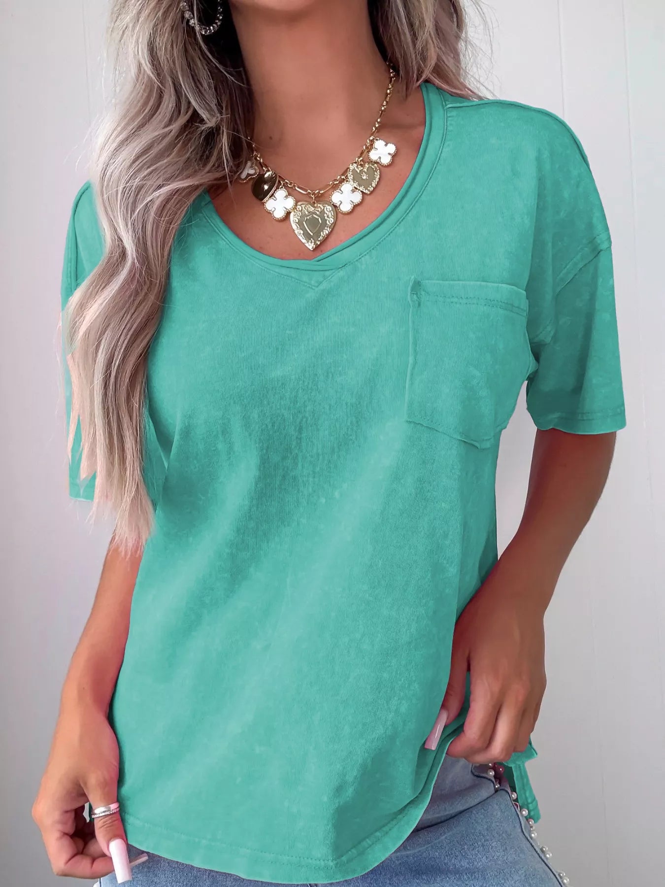 Cotton Mineral Wash T Shirt Secondary image