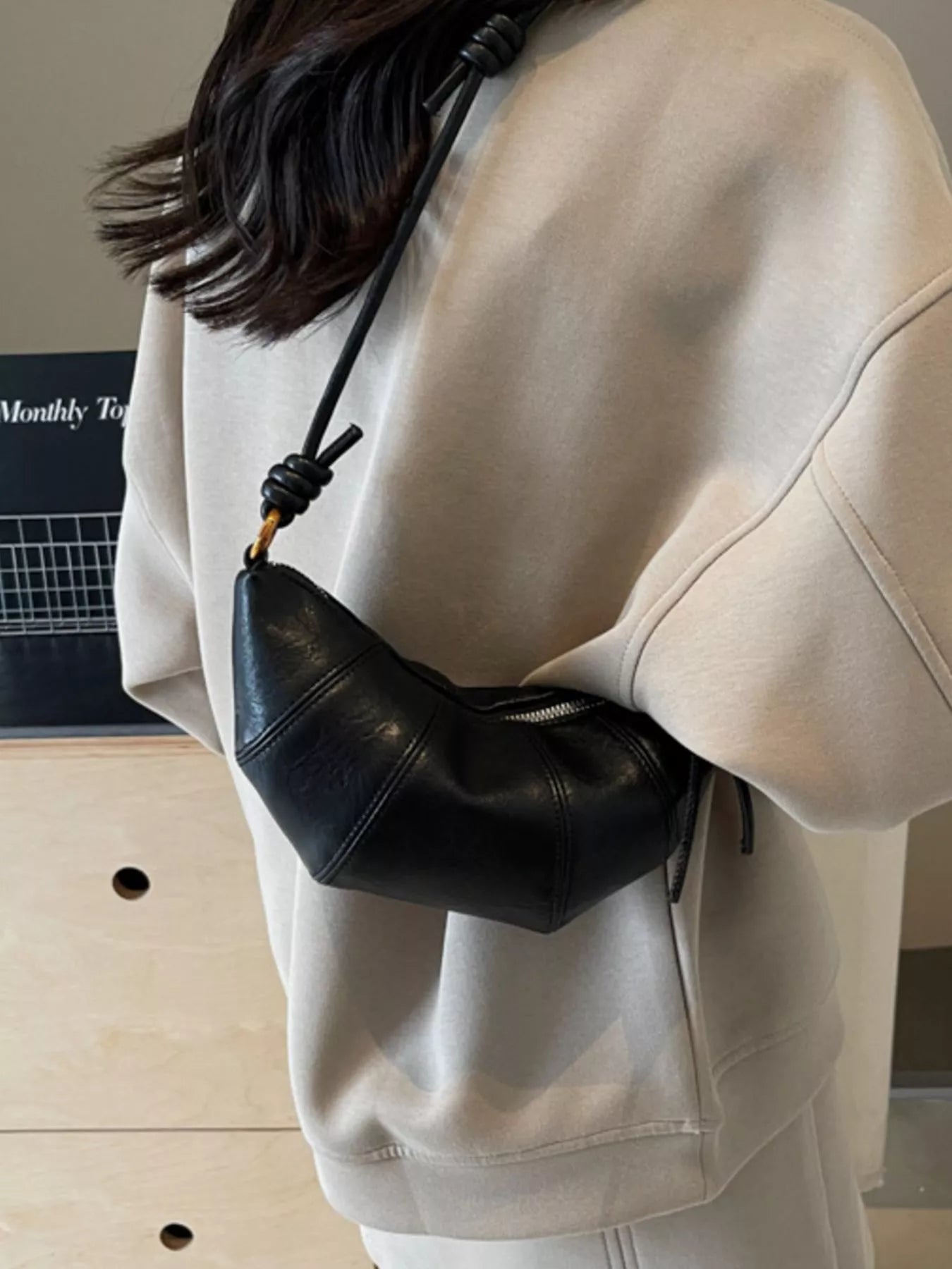 Croissant Shape Crossbody Bag Secondary image