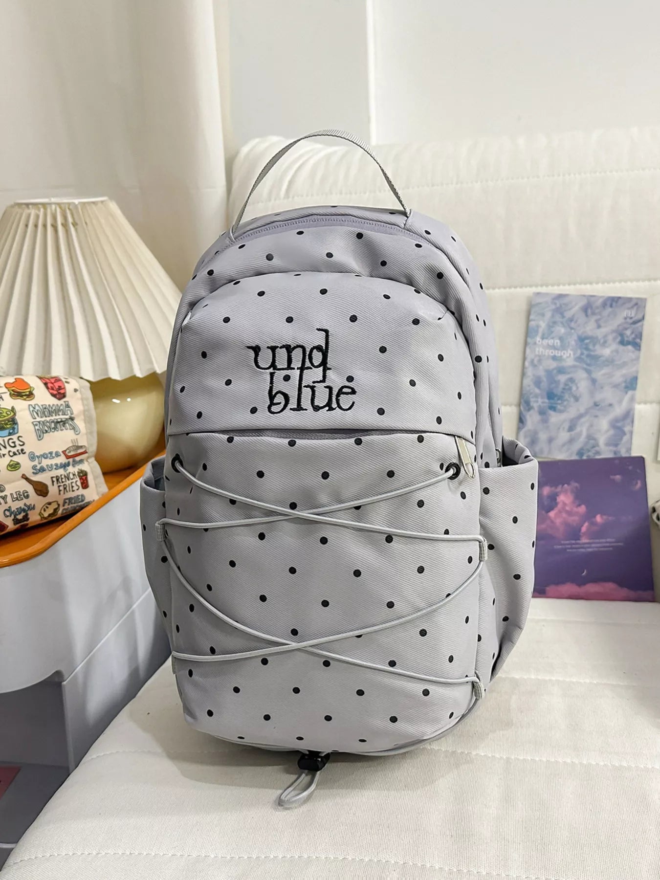 Polka Dot Lightweight Backpack Bag Secondary image
