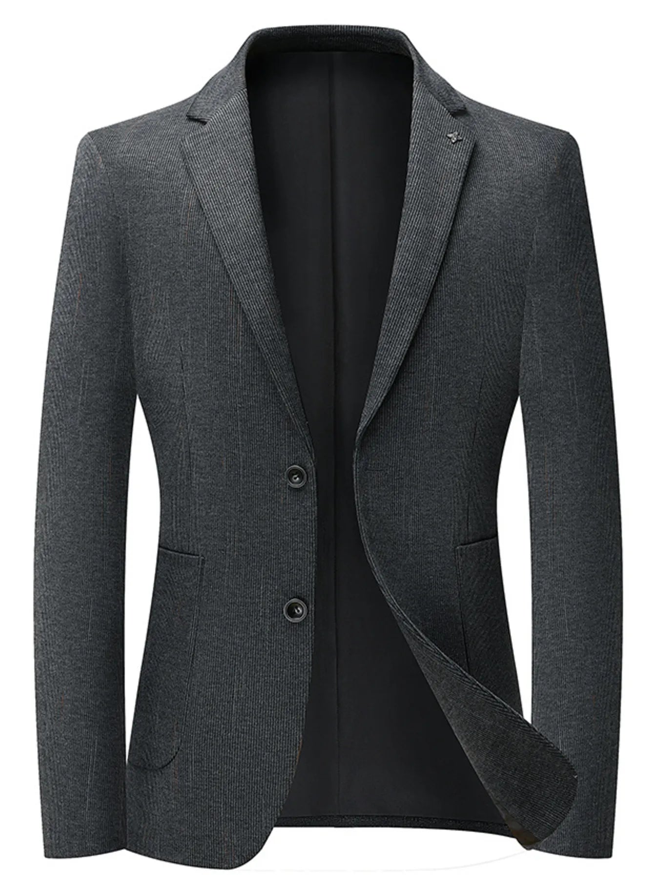 Men's Lapel Collar Long Sleeve Blazer Secondary image
