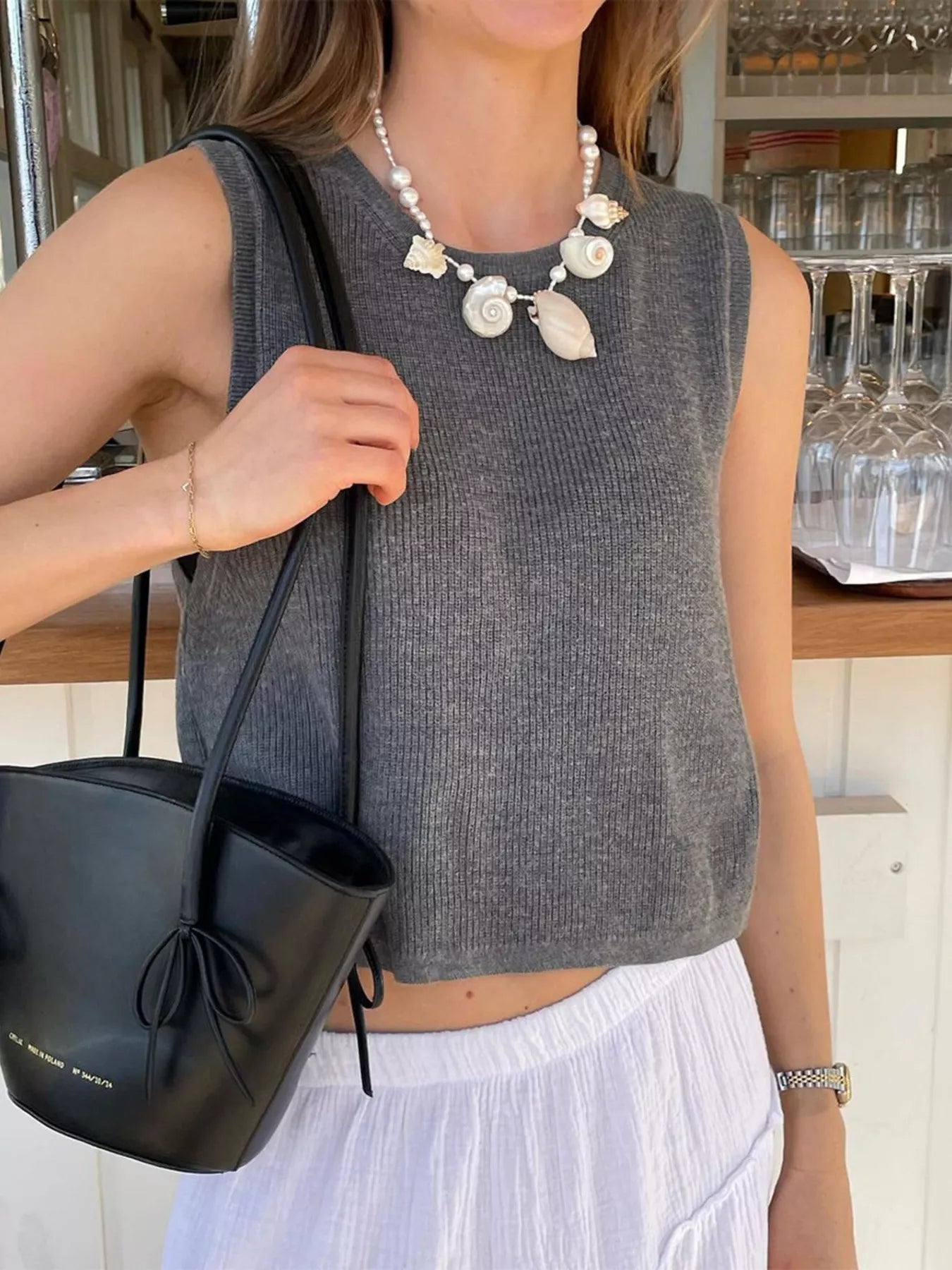 Ribbed Knit Tank Secondary image
