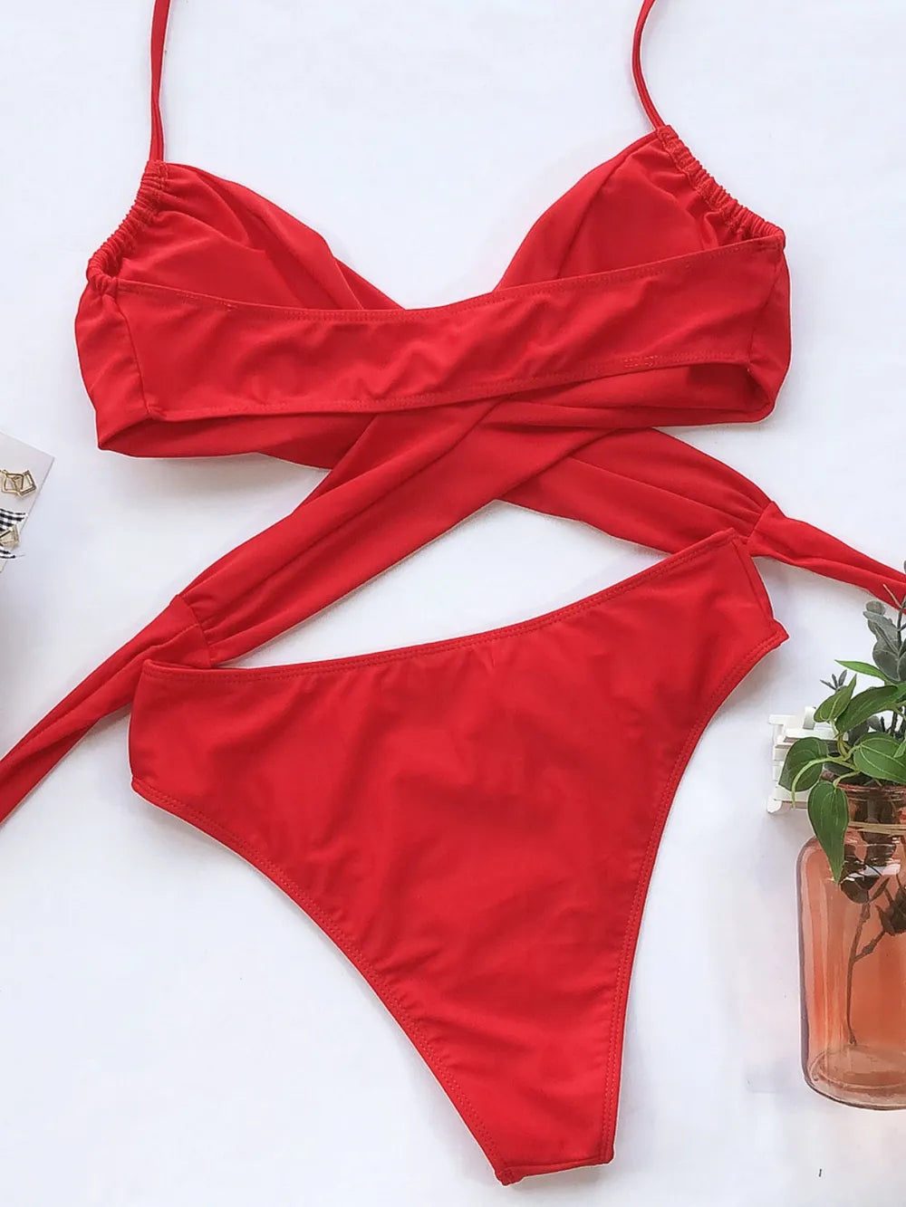 Halter Neck Two-Piece Bikini Set Secondary image