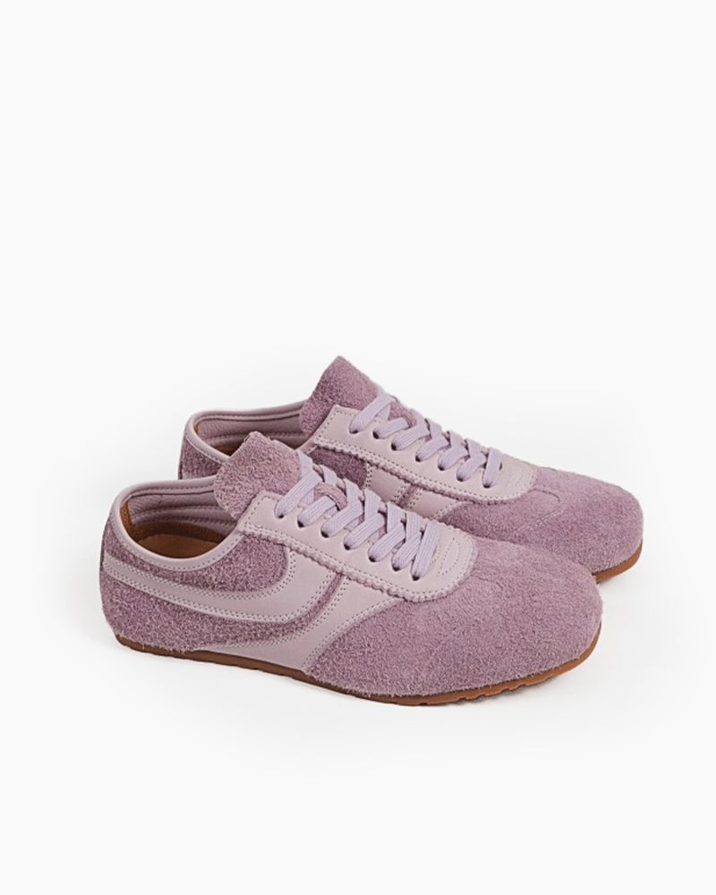 Color Pop Retro Suede Nappa Leather Sneakers