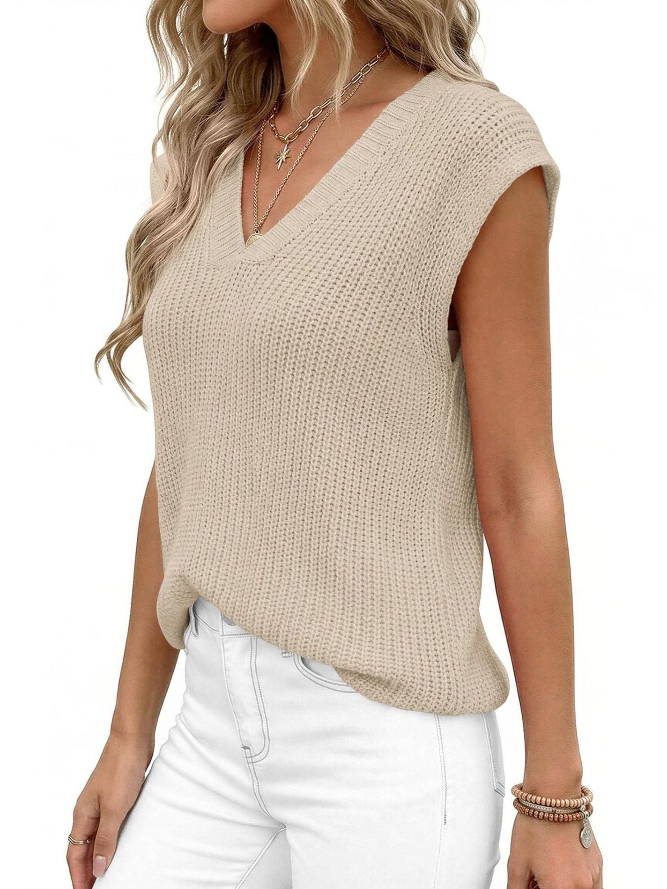 V-Neck Sweater Vest Secondary image