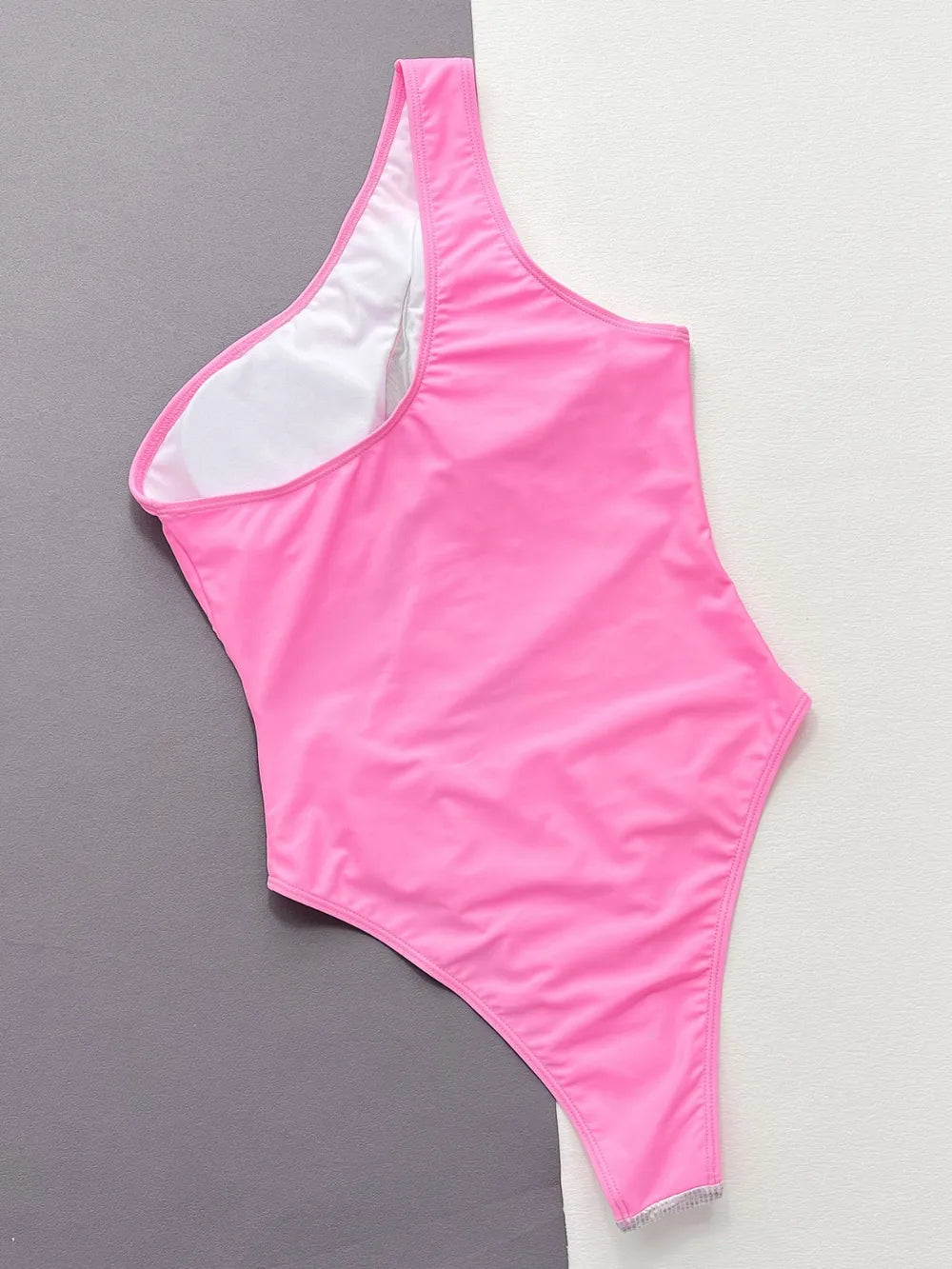 Contrast Panel One-Piece Swimsuit Secondary image
