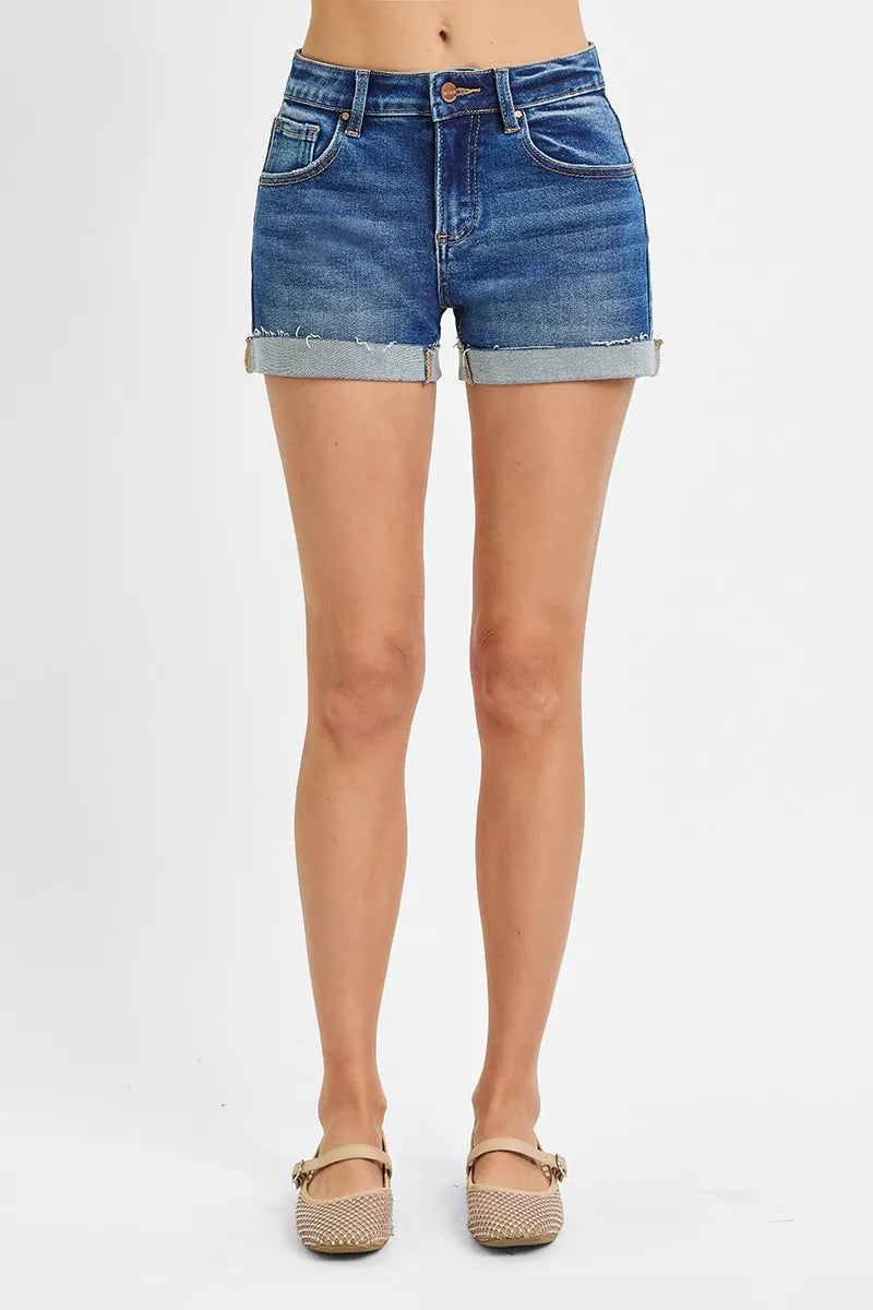 RISEN Low Rise Cuffed Shorts Secondary image
