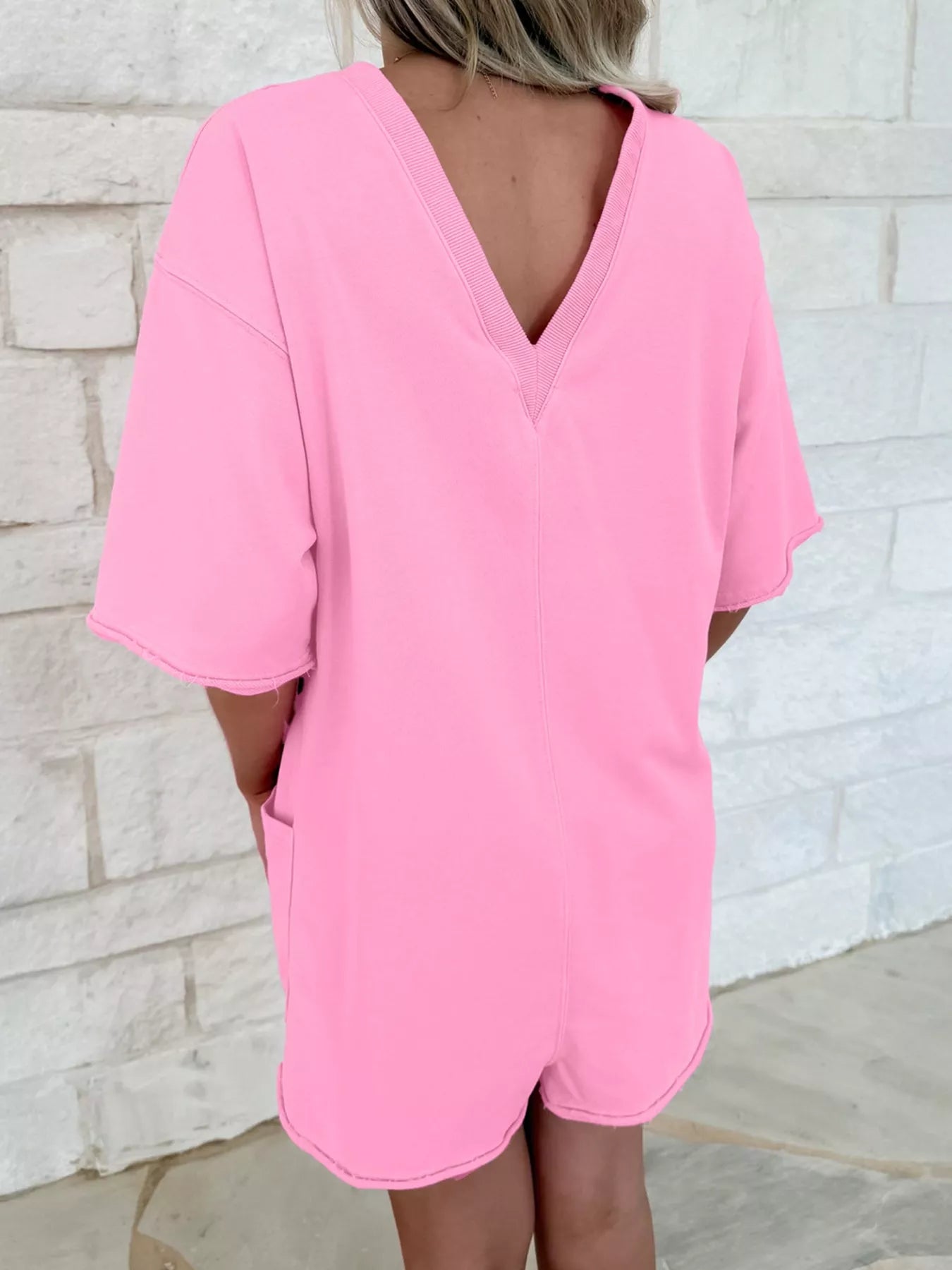 Casual Loose Half Sleeve Romper Secondary image