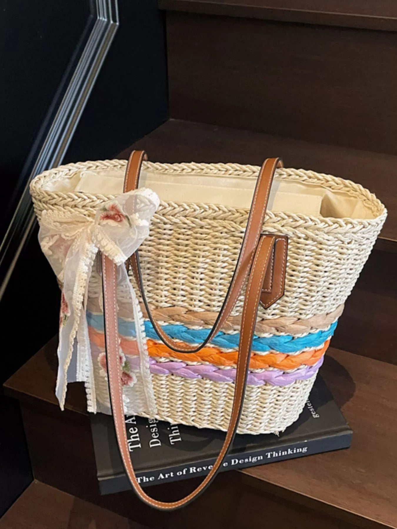 Straw Woven Shoulder Bag Secondary image