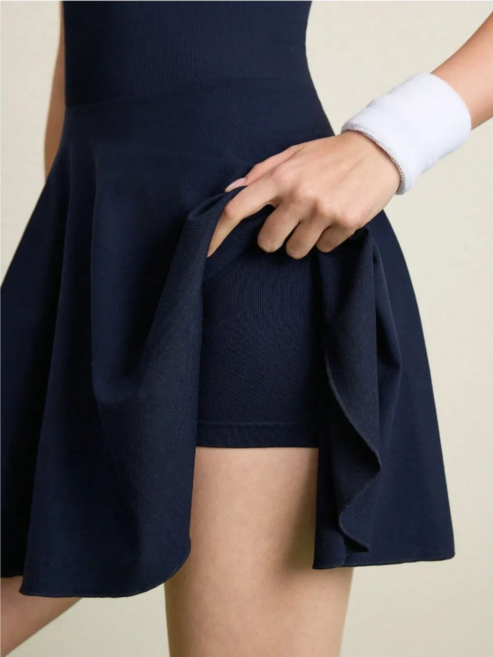 Backless Halter Neck Active Dress Secondary image