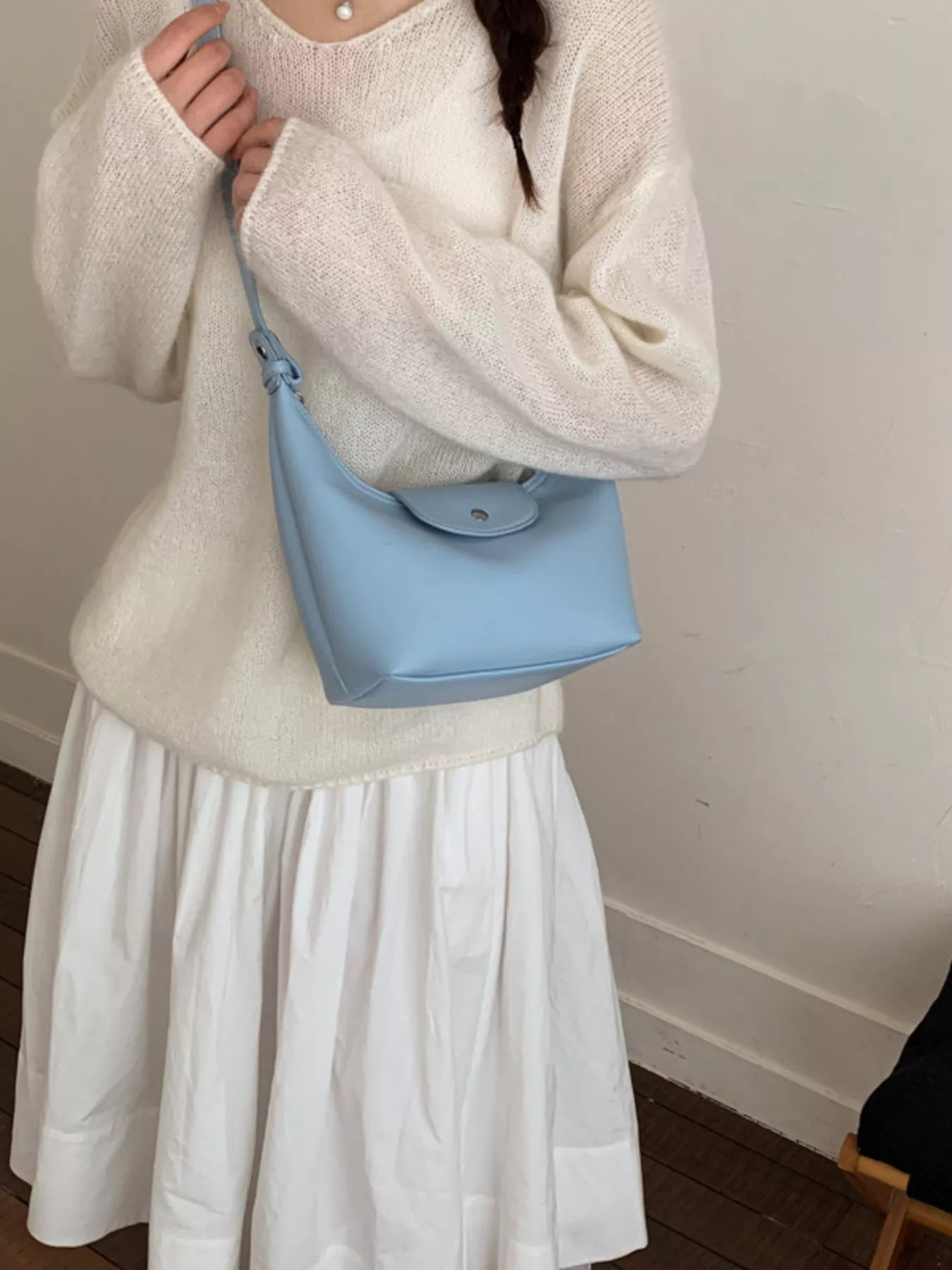 PU Leather Crescent Shoulder Bag Secondary image