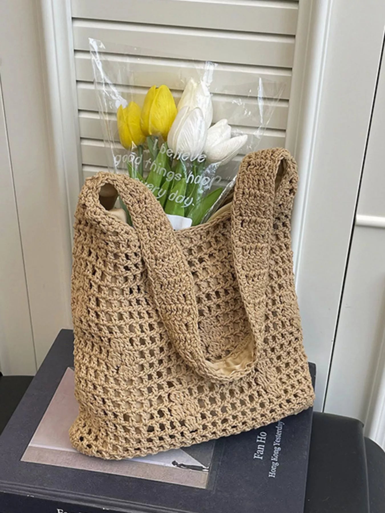 Knitted Crochet Shoulder Bag Secondary image