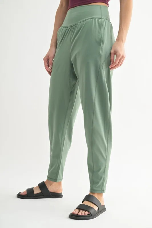 MONO B Flowbarrel High Waist Active Pants Secondary image