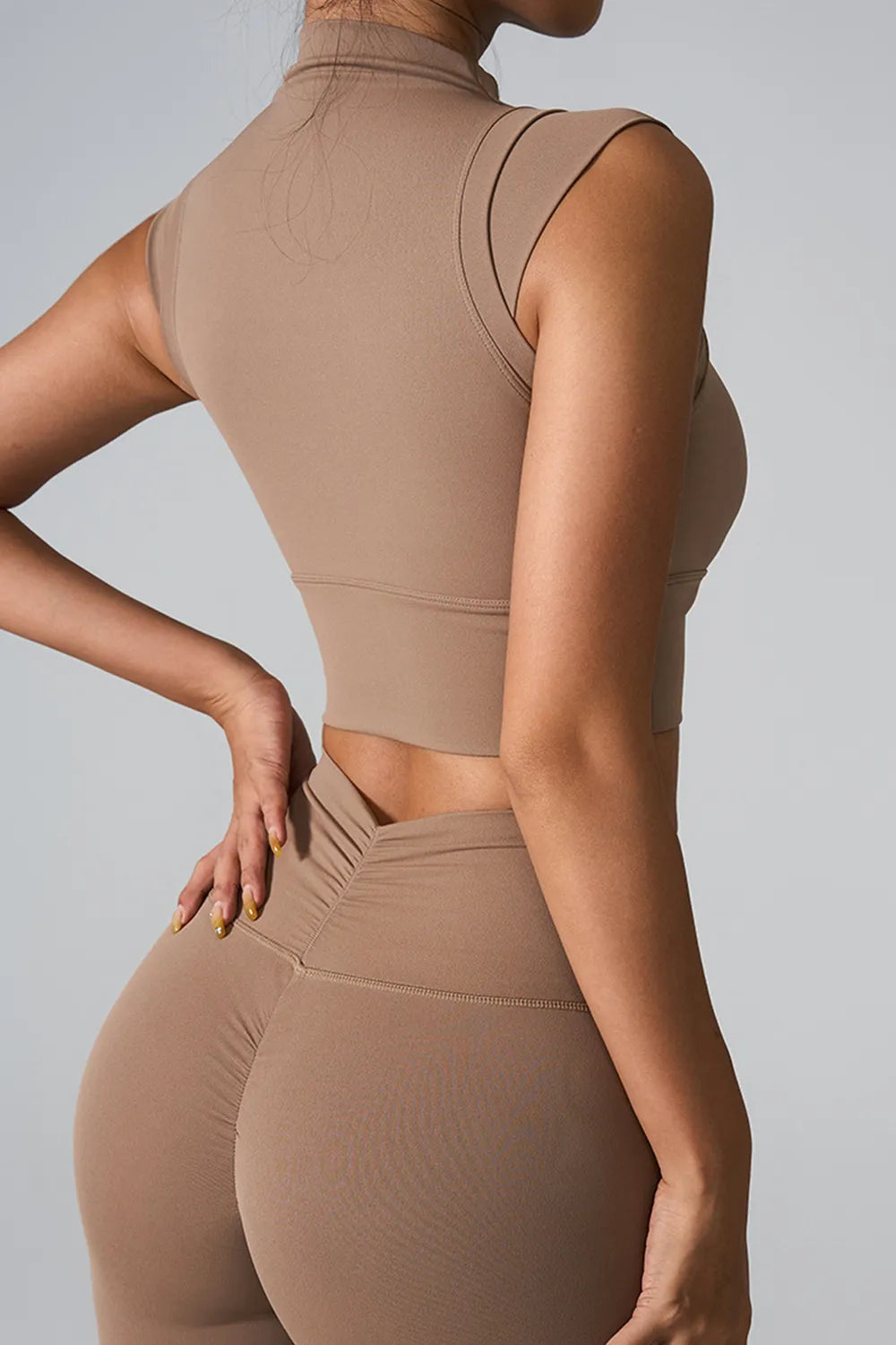 Mock Neck Active Tank Secondary image