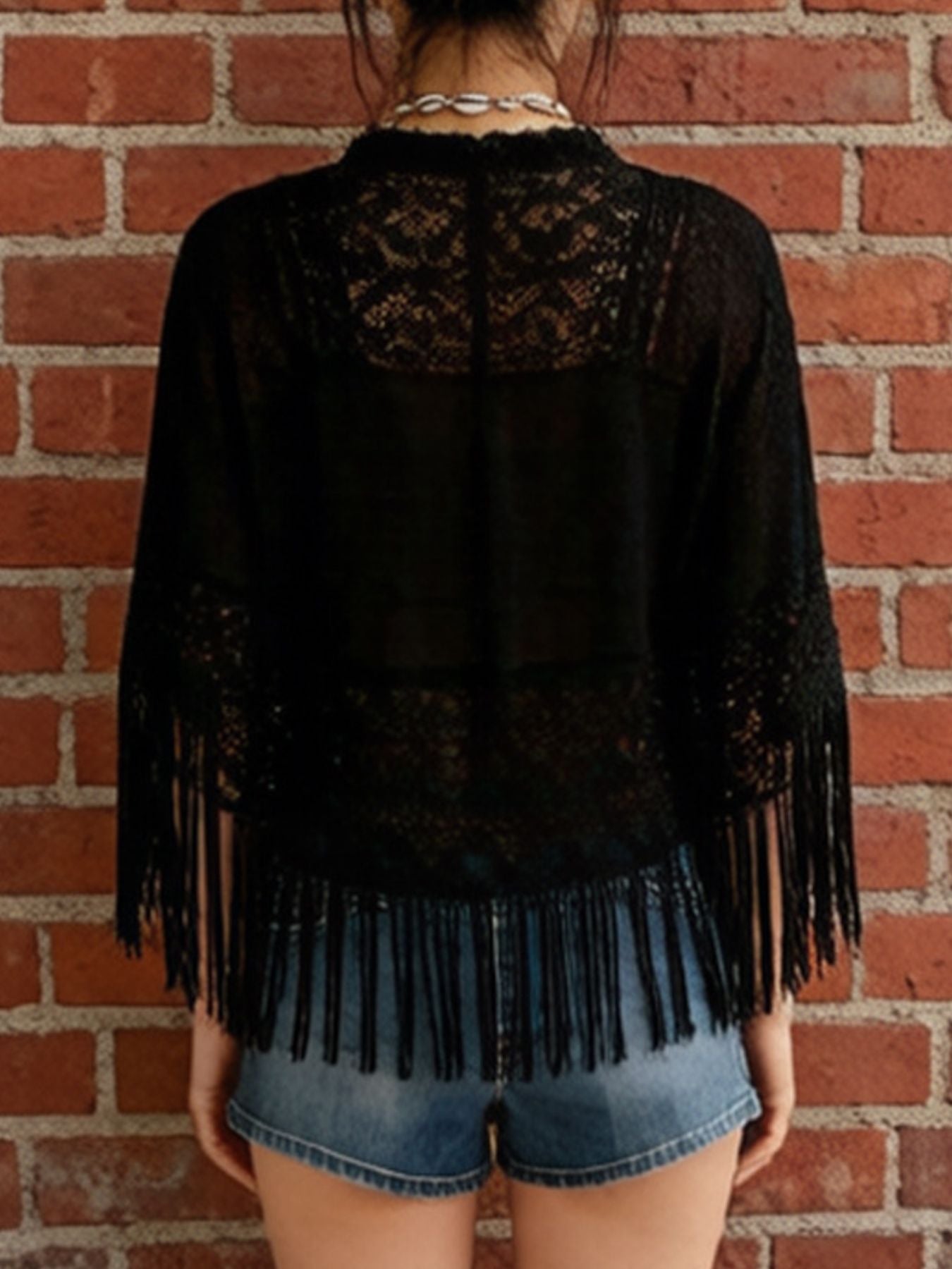 Lace Fringe Cover-Up Secondary image