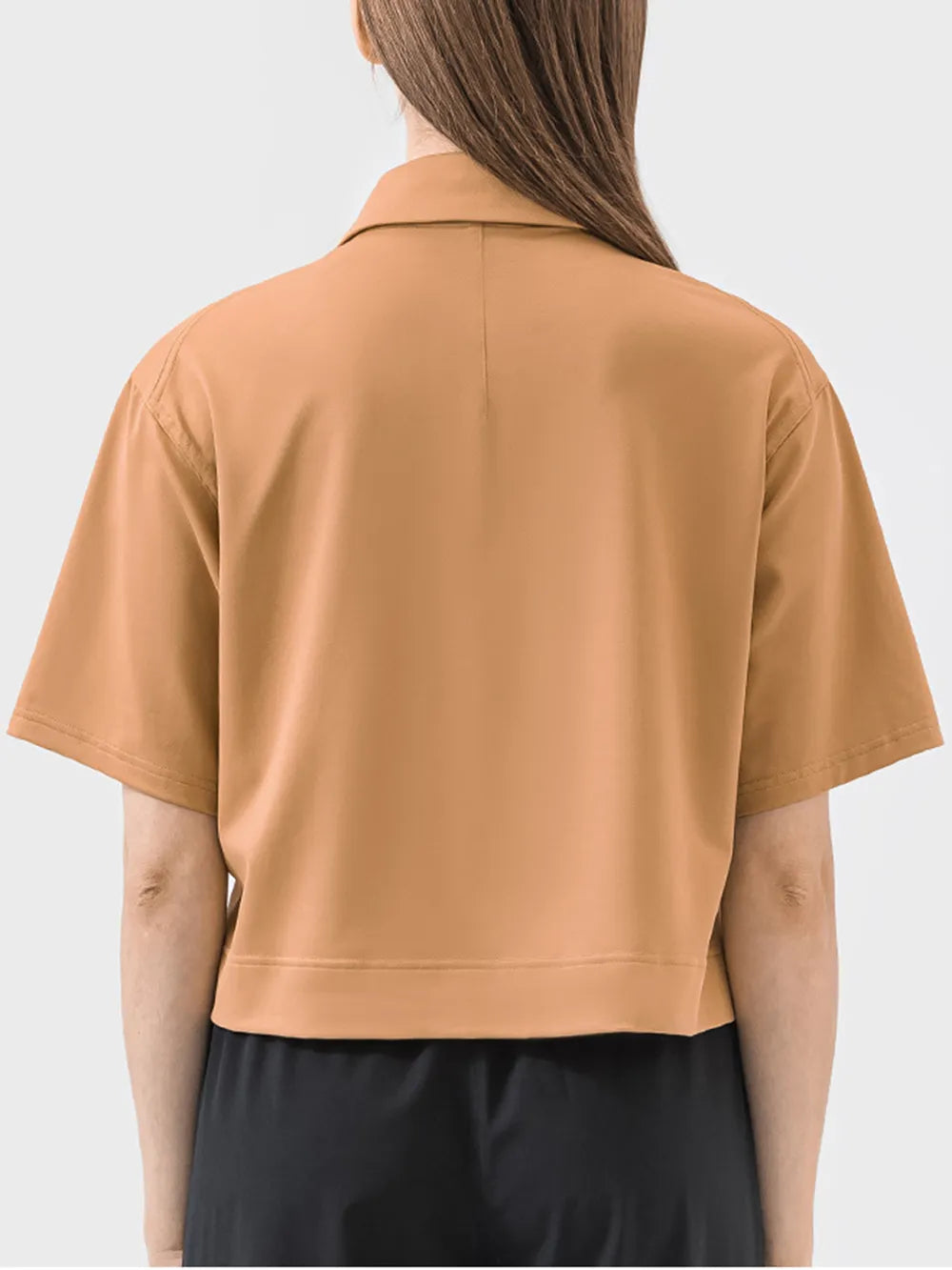 Millennia Half Button Short Sleeve Active T-Shirt Secondary image