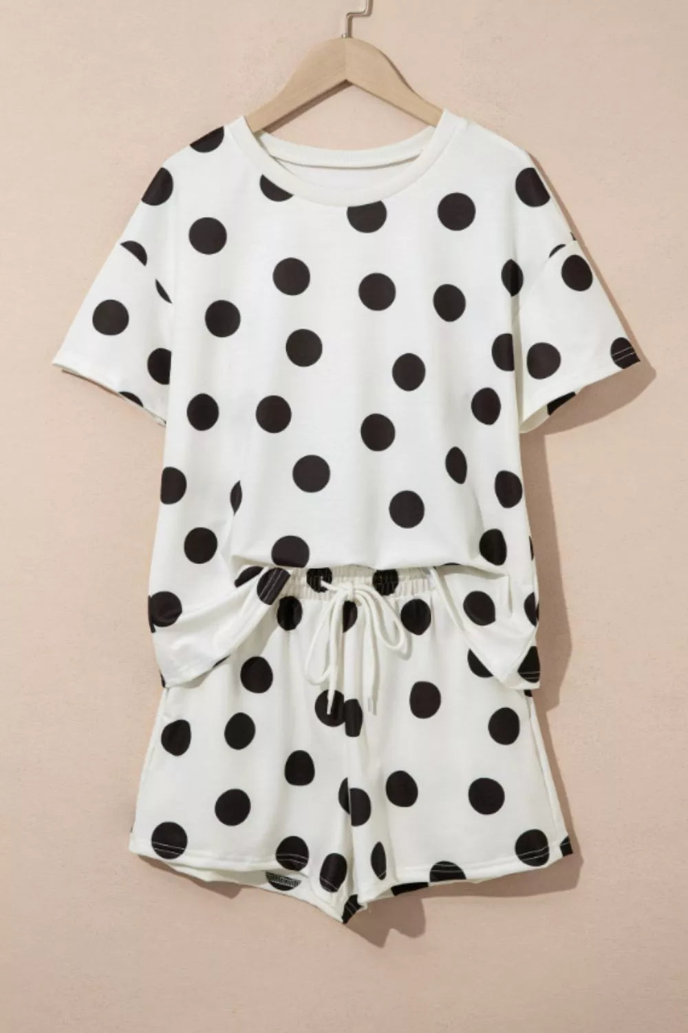 Polka Dot Tee and Shorts 2-Piece Set Secondary image