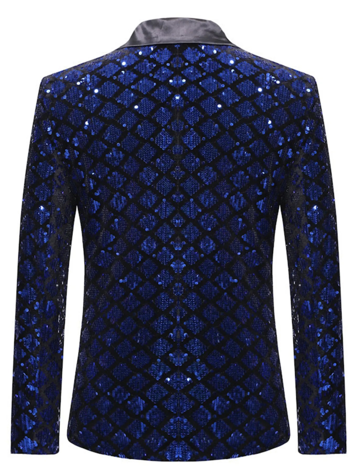 Men's Sequin One Button Blazer Secondary image