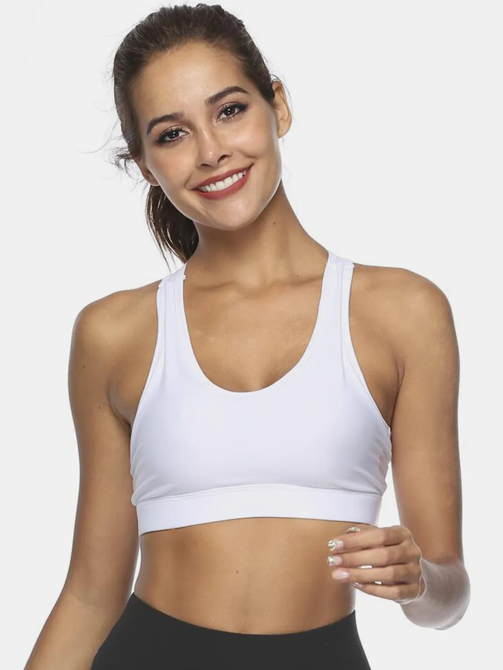 Cutout Scoop Neck Active Tank Secondary image